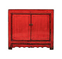 Antique Chinese  cupboard red