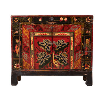 Yajutang Antique Chinese  dresser  painted