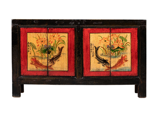 Yajutang Antique Chinese dresser painted