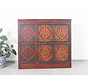 Tibetische  Kommode mit wunderschönem handbemaltem Blumenmotiv