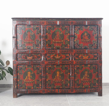 Yajutang Tibetan chest of drawers figure