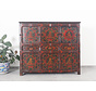 Tibetan chest of drawers with  beautiful hand-painted figure