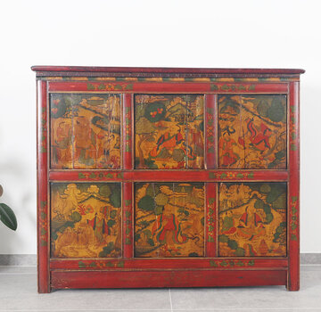 Yajutang Tibetan chest of drawers figure