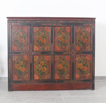 Yajutang Tibetische  Kommode mit Figuren