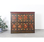 Tibetan chest of drawers with  beautiful hand-painted figure