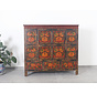 Tibetan chest of drawers with  beautiful hand-painted figure