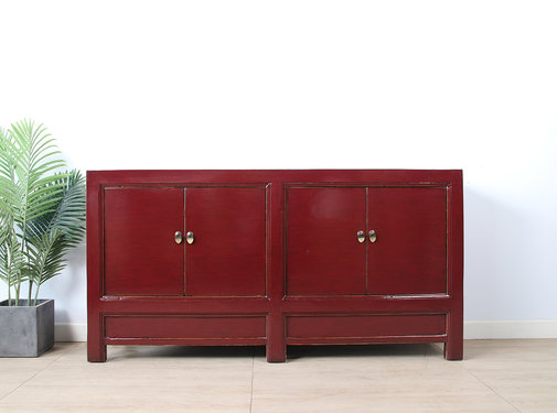 Yajutang Antique Chinese dresser purpur red