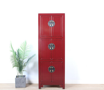 Yajutang China schrank 6 Türe Purpurrot RAL3004