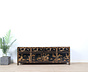 Hand-painted Chinese TV cabinet with 4 doors