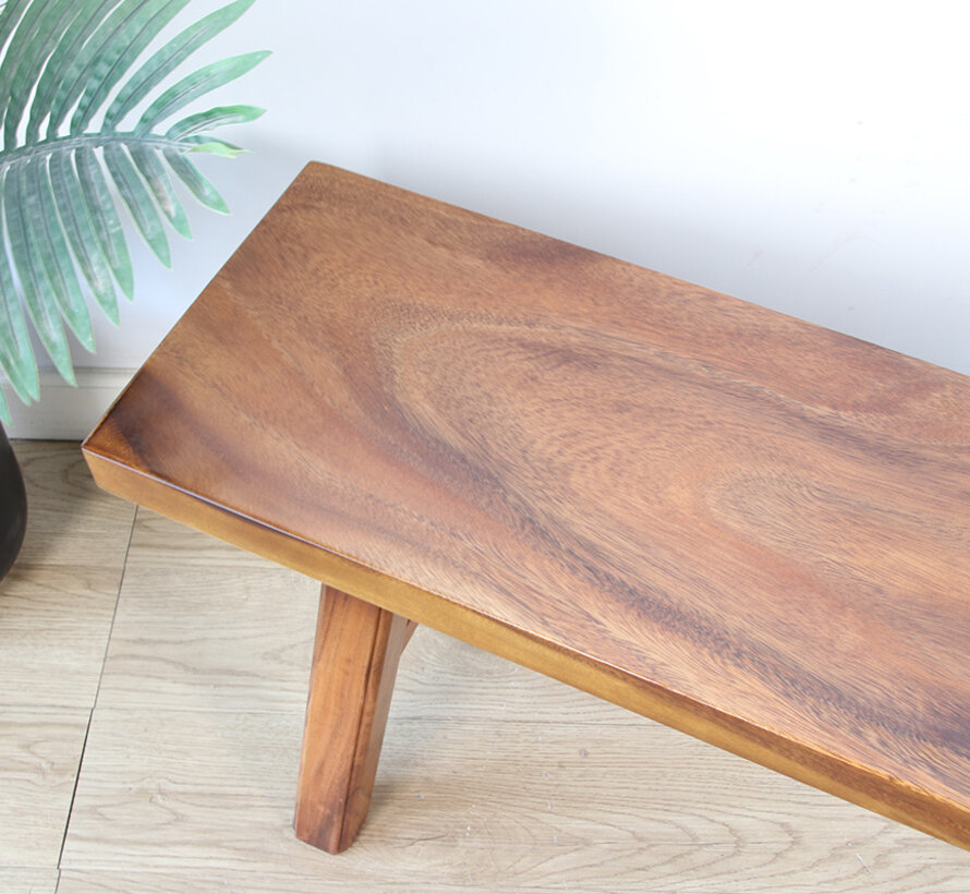 wooden bench seat solid wood