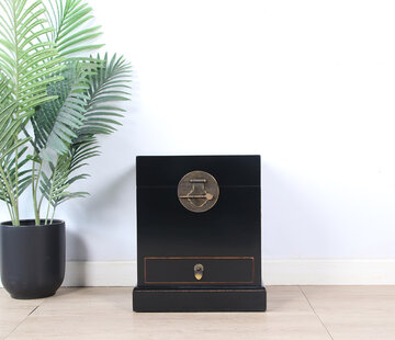 Yajutang Chinese Chest Black with Drawer