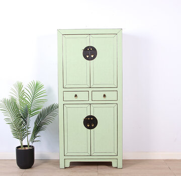 Yajutang Chinesische Kommode Hochzeitschrank mint