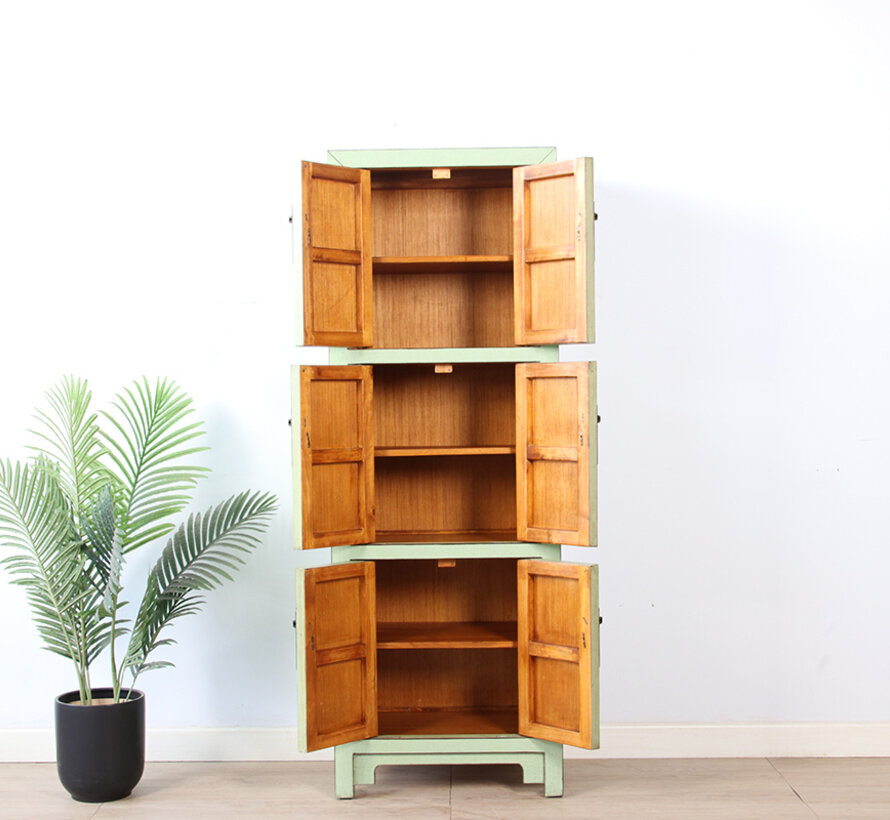 Chinese wedding cabinet  solid wood mint
