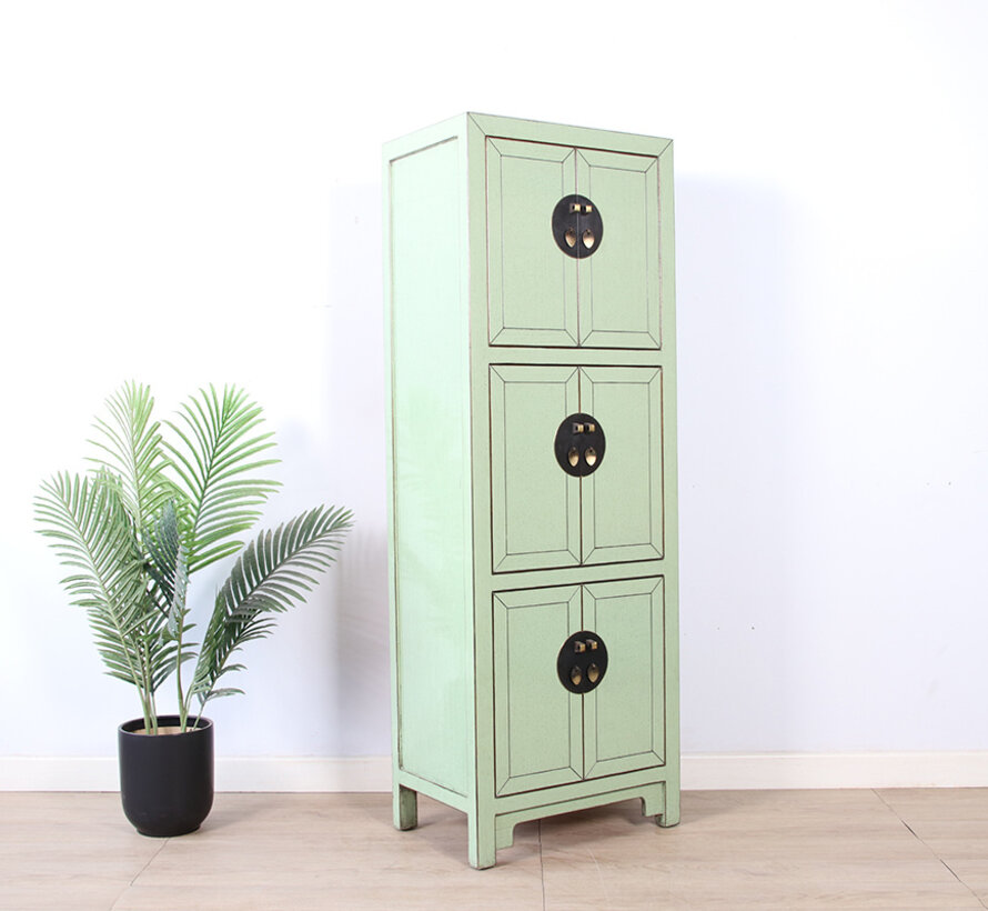 Chinesischer Hochzeitsschrank  Massivholz mint