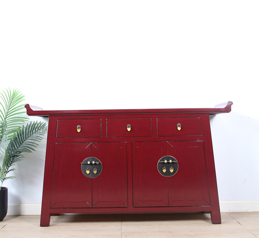 Chinese sideboards  traditional eye-catching Purpurrot RAL3004