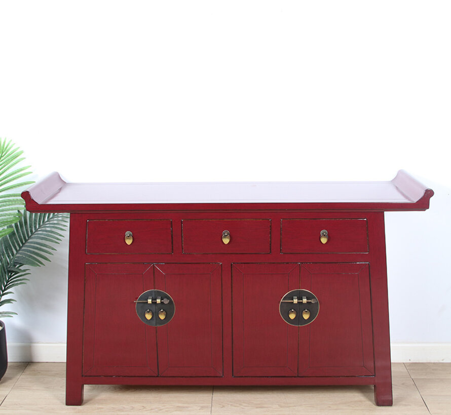 Chinese sideboards  traditional eye-catching Purpurrot RAL3004