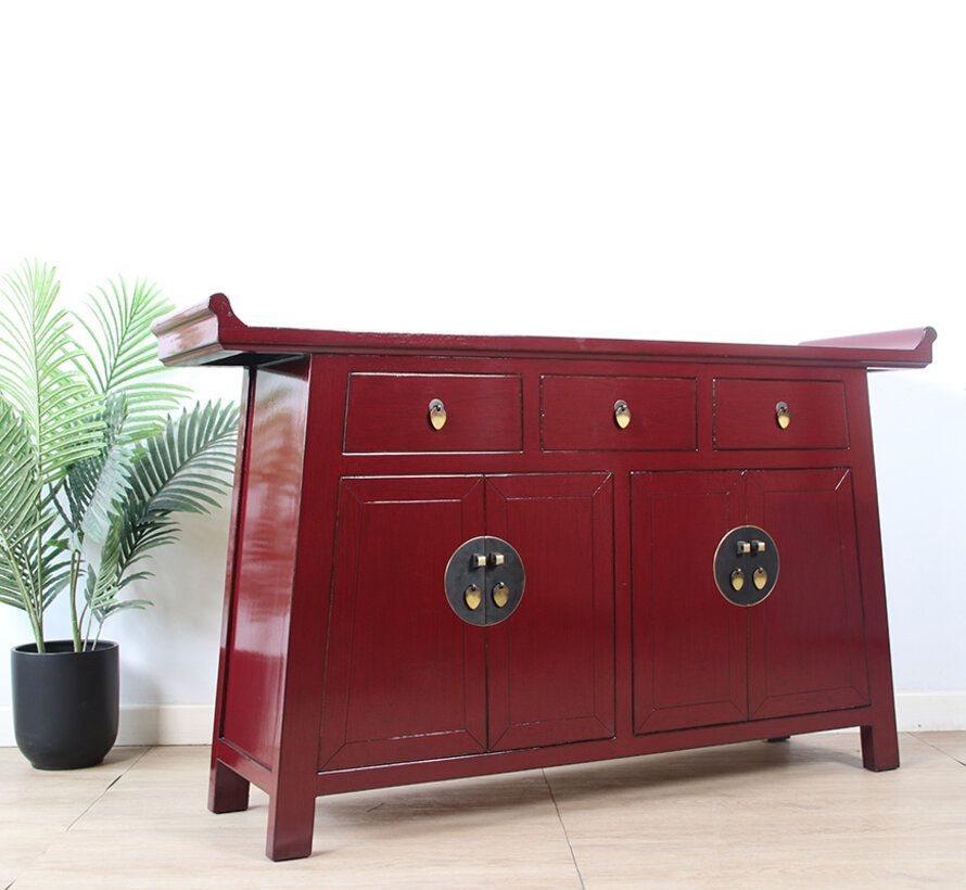Chinese sideboards  traditional eye-catching Purpurrot RAL3004