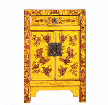 Yajutang Nachtschrank Handbemalung Glückssymbole