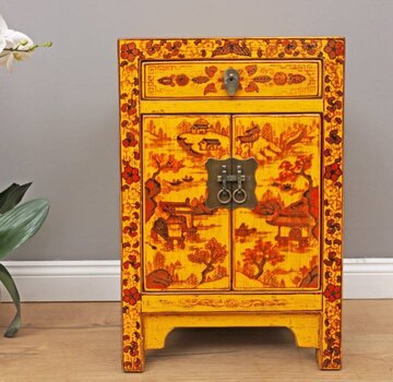 Yajutang Dresser 1 drawer 2 doors painted