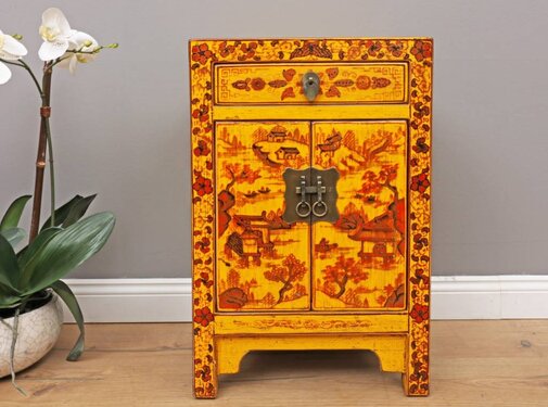 Yajutang Dresser 1 drawer 2 doors painted