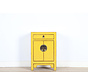 Chinese chest of drawers  bedside cabinet solid yellow
