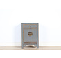 Chinese chest of drawers  bedside cabinet solid wood gray  RAL7005