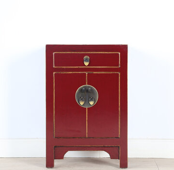 Yajutang Kommode Nachtschrank purpurrot RAL3004