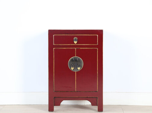 Yajutang chest of drawers bedside purple red RAL3004