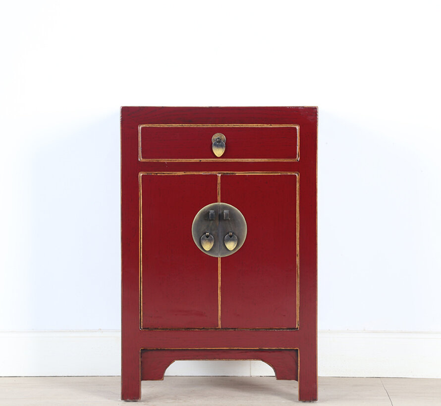chest of drawers  bedside cabinet solid wood purple RAL3004