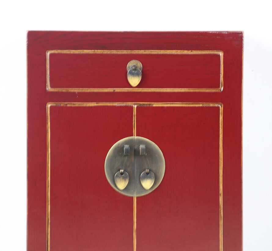 chest of drawers  bedside cabinet solid wood purple RAL3004