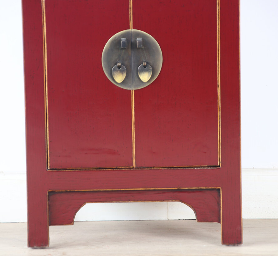 chest of drawers  bedside cabinet solid wood purple RAL3004