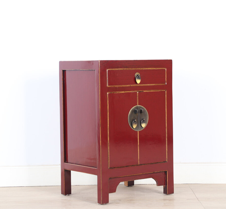 chest of drawers  bedside cabinet solid wood purple RAL3004