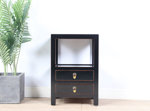 Yajutang Chinese chest of drawers bedside black