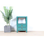 Chinese chest of drawers  bedside cabinet solid wood turquoise RAL5018