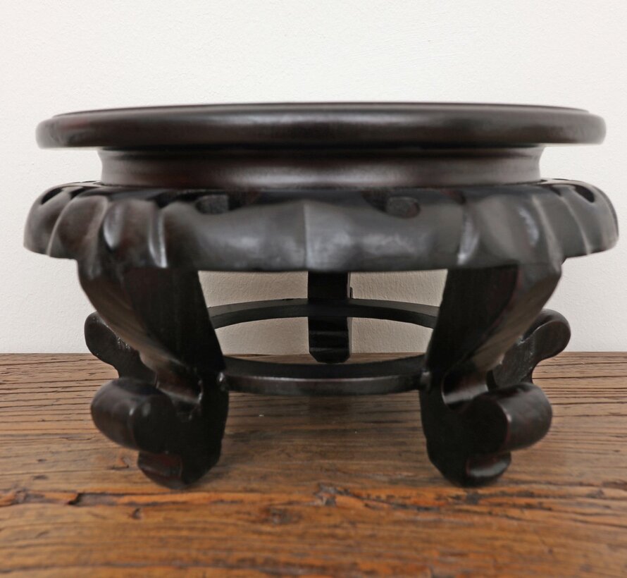 Wooden base coaster small table Ø30 cm