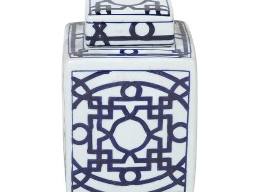 Yajutang Chinese porcelain lidded vase