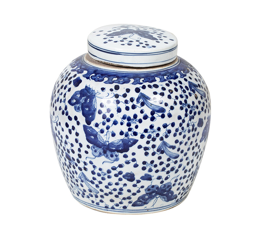 Chinese porcelain lidded vase27 cm high Ø 26cm