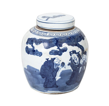 Yajutang Chinesische Porzellan Deckelvase