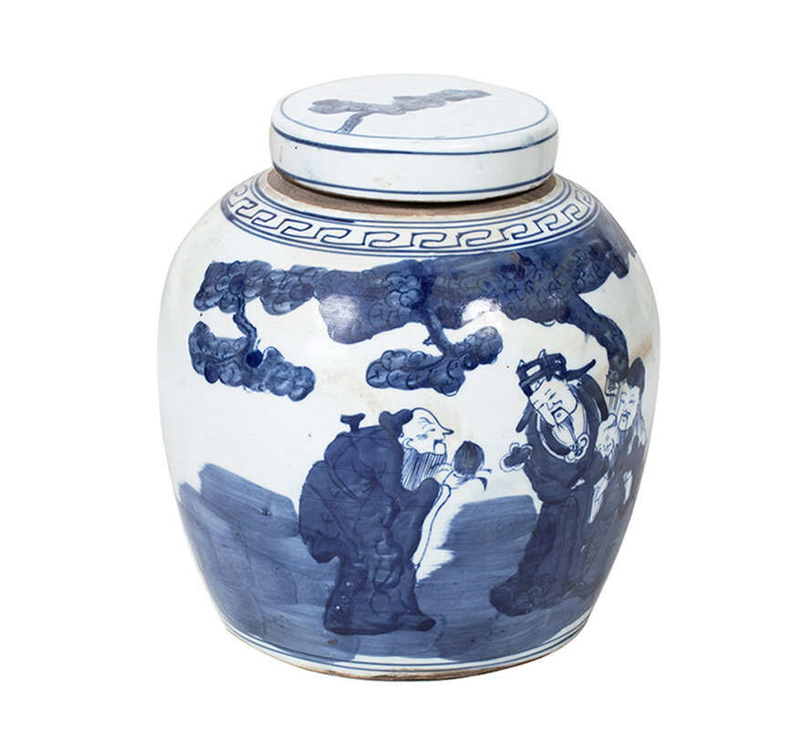 Chinese porcelain lidded vase27 cm high Ø 26cm