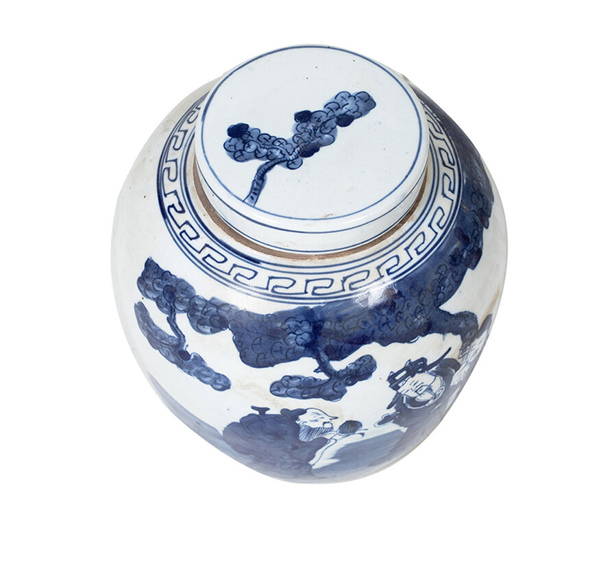 Chinese porcelain lidded vase27 cm high Ø 26cm