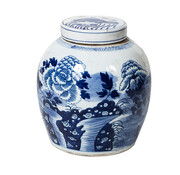 Yajutang Chinese Porcelain Lid Vase