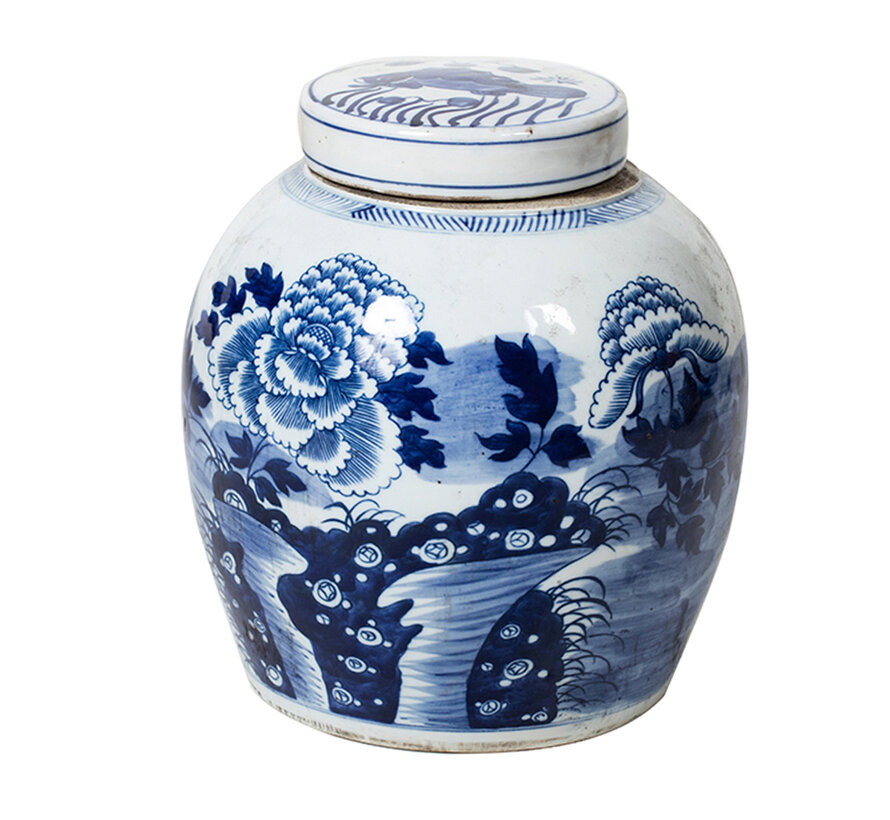 Chinese porcelain lidded vase27 cm high Ø 26cm