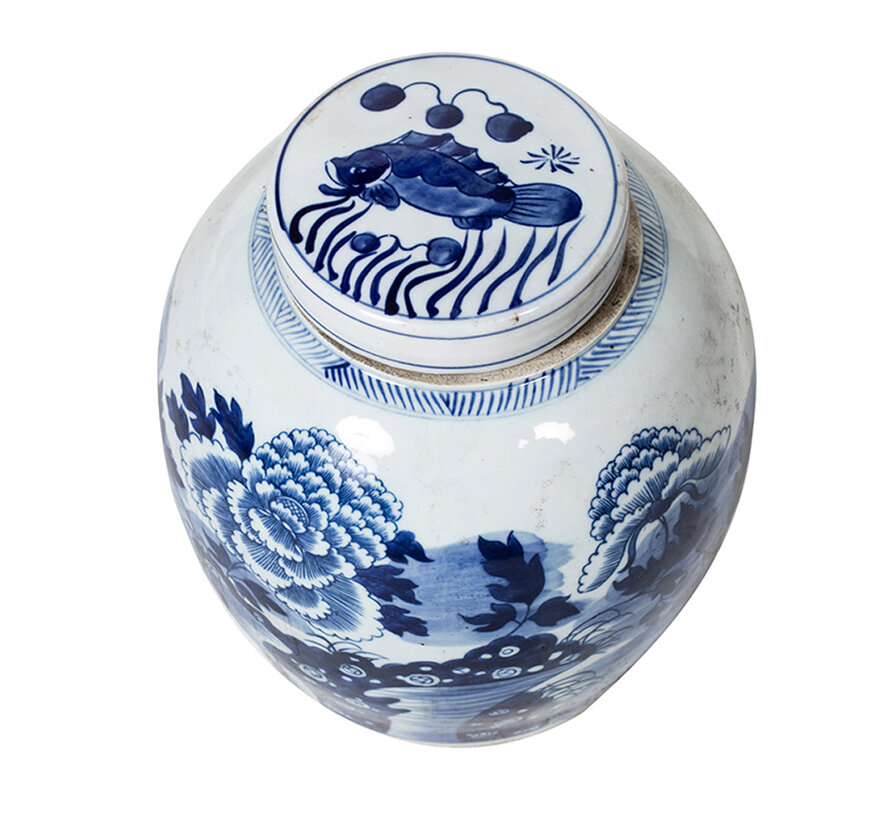 Chinese porcelain lidded vase27 cm high Ø 26cm