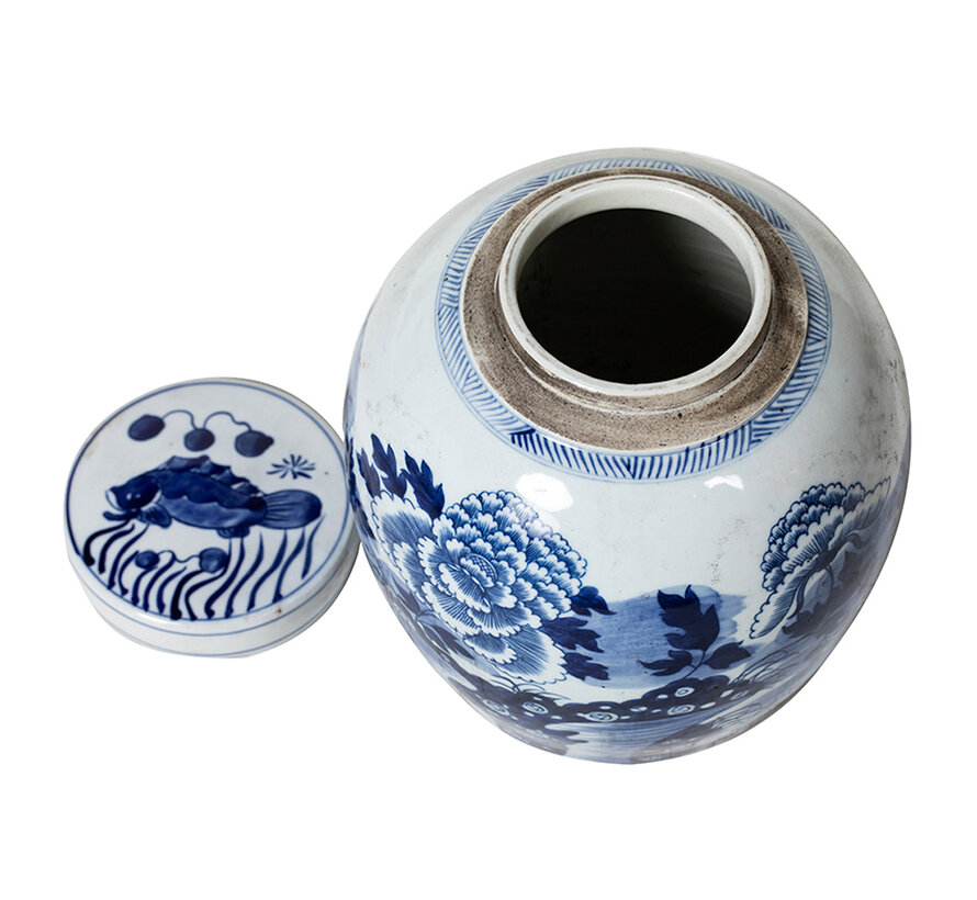 Chinese porcelain lidded vase27 cm high Ø 26cm