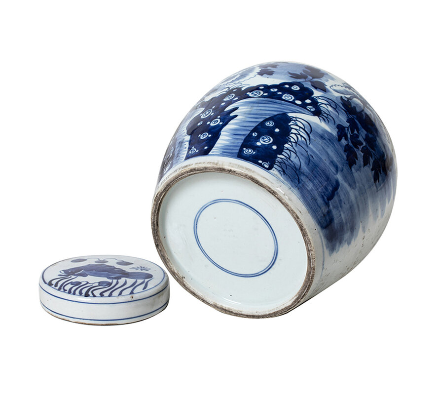 Chinese porcelain lidded vase27 cm high Ø 26cm