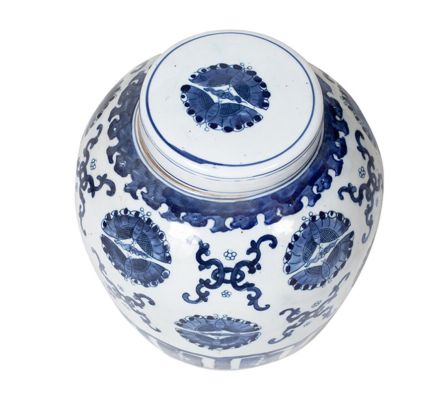 Chinese porcelain lidded vase27 cm high Ø 26cm