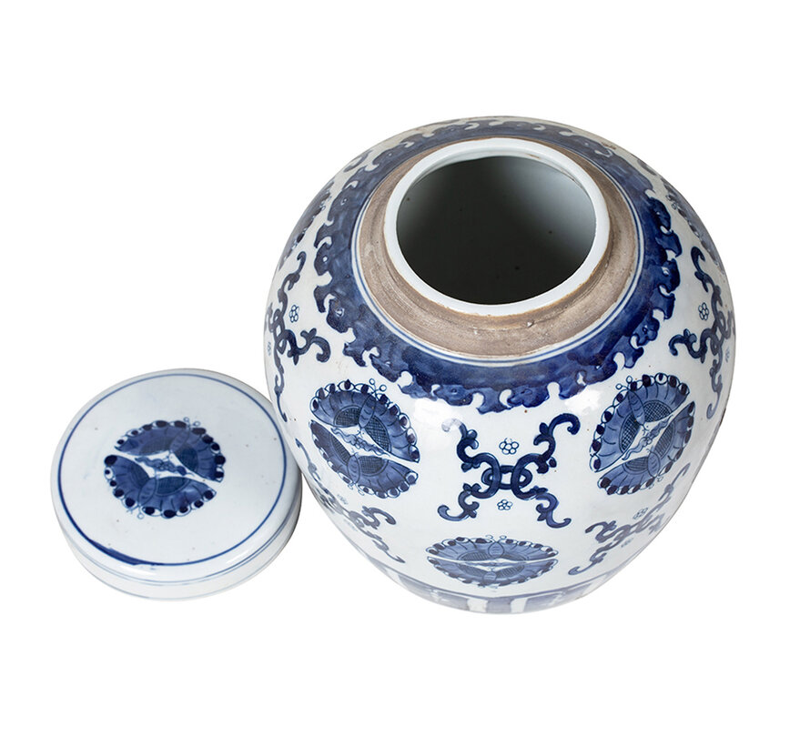 Chinese porcelain lidded vase27 cm high Ø 26cm