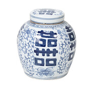 Yajutang Chinese Porcelain Lid Vase