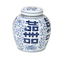 Chinese porcelain lidded vase27 cm high Ø 26cm