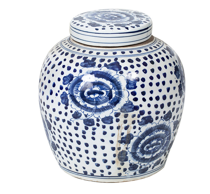 Chinese porcelain lidded vase27 cm high Ø 26cm